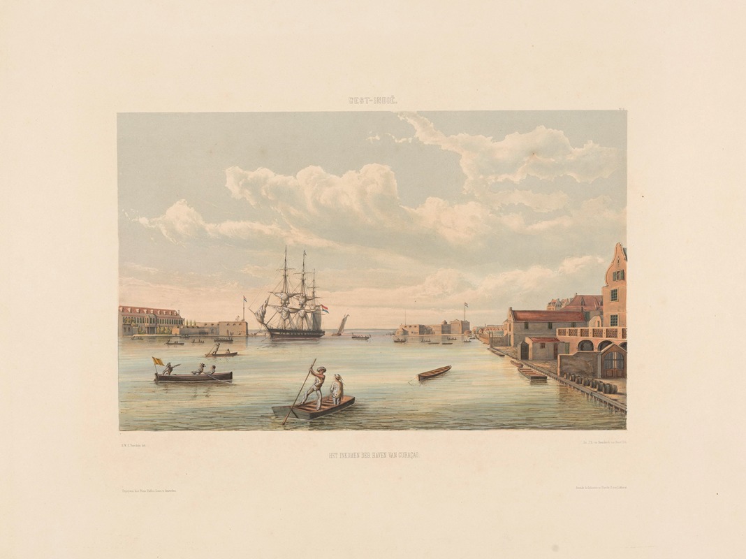 Gerard Voorduin - Het inkomen der haven van Curaçao