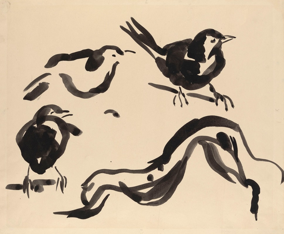 Rik Wouters - Study of a Blackbird