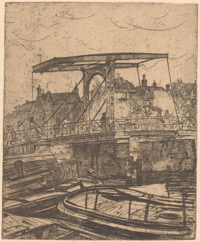 Pieter Dupont - Magere Brug in Amsterdam