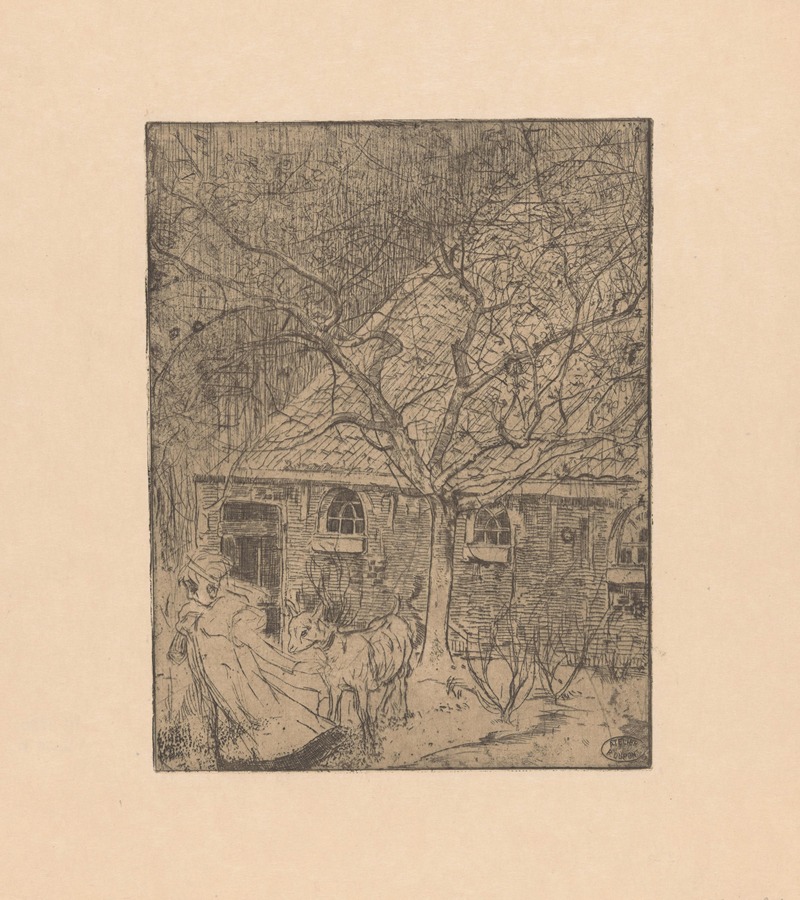 Pieter Dupont - Meisje met geit