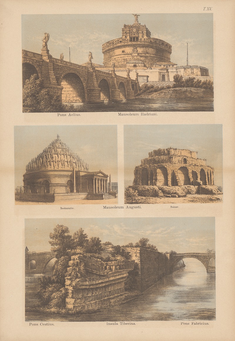 Christoph Ziegler - Mausoleum Hadriani, Mausoleum Augusti, Insula Tiberina