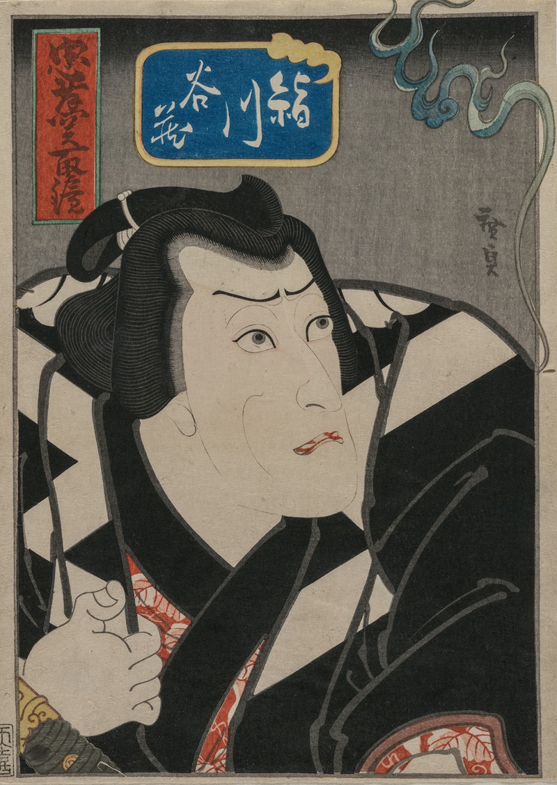 Gosōtei Hirosada - Kinugawa Tanizō in A Mirror of Brave and Loyal Wrestlers (Chūkō Sekitori Kagami)