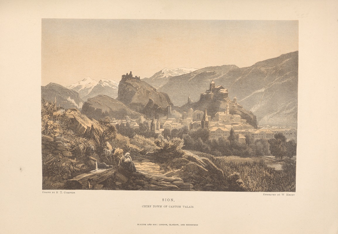Theodor Gsell Fels - E. T. Compton – Sion