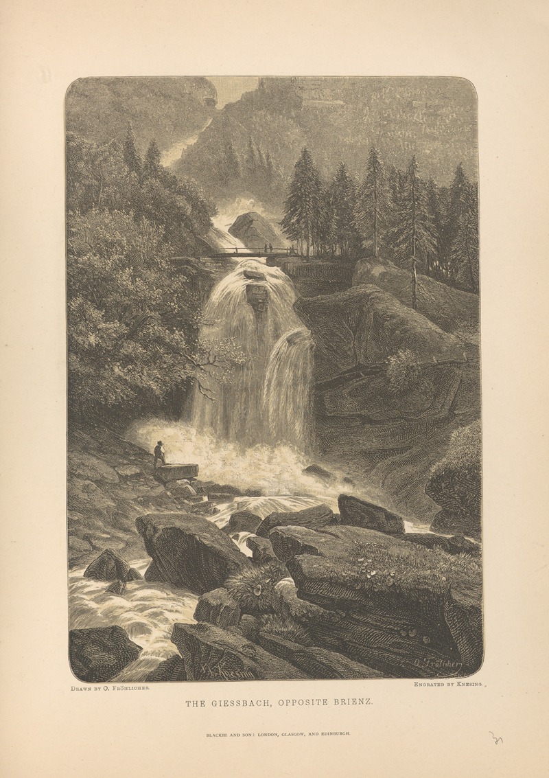 Theodor Gsell Fels - O.‎ ‎Frohlicher – The‎ ‎Giessbach,‎ ‎opposite‎ ‎Brienz