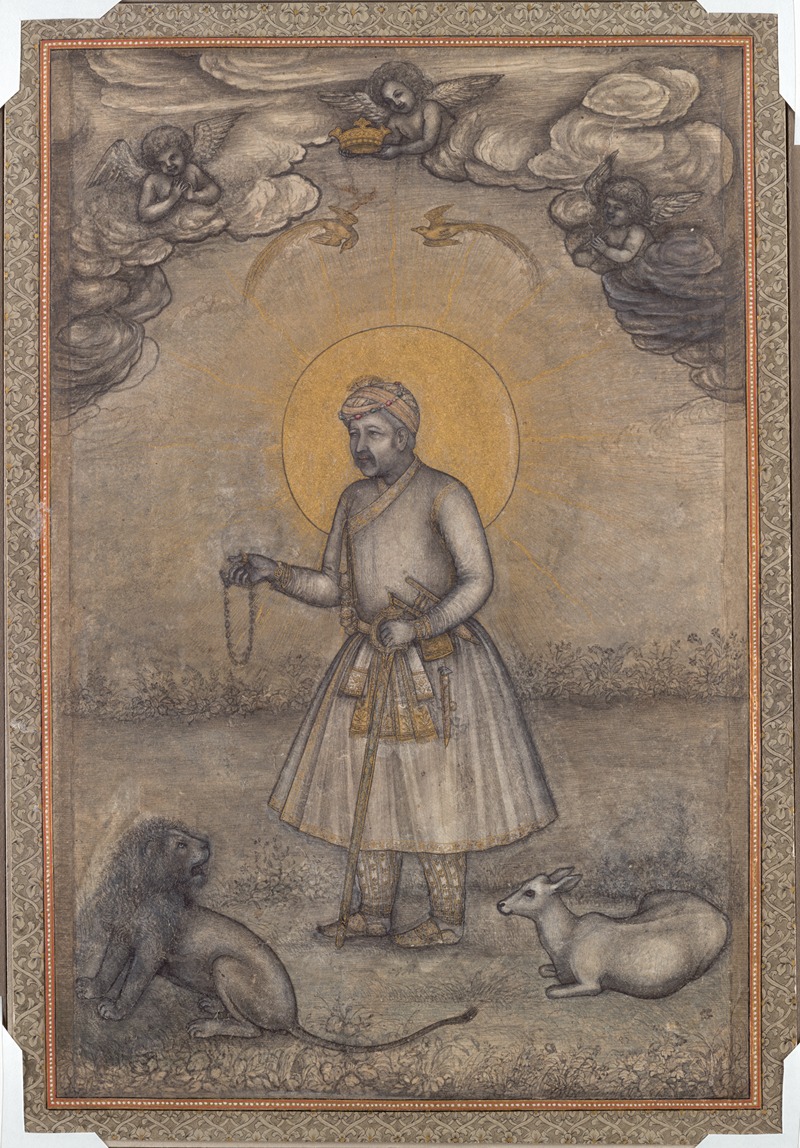 Govardhan - Portrait of the Aged Akbar