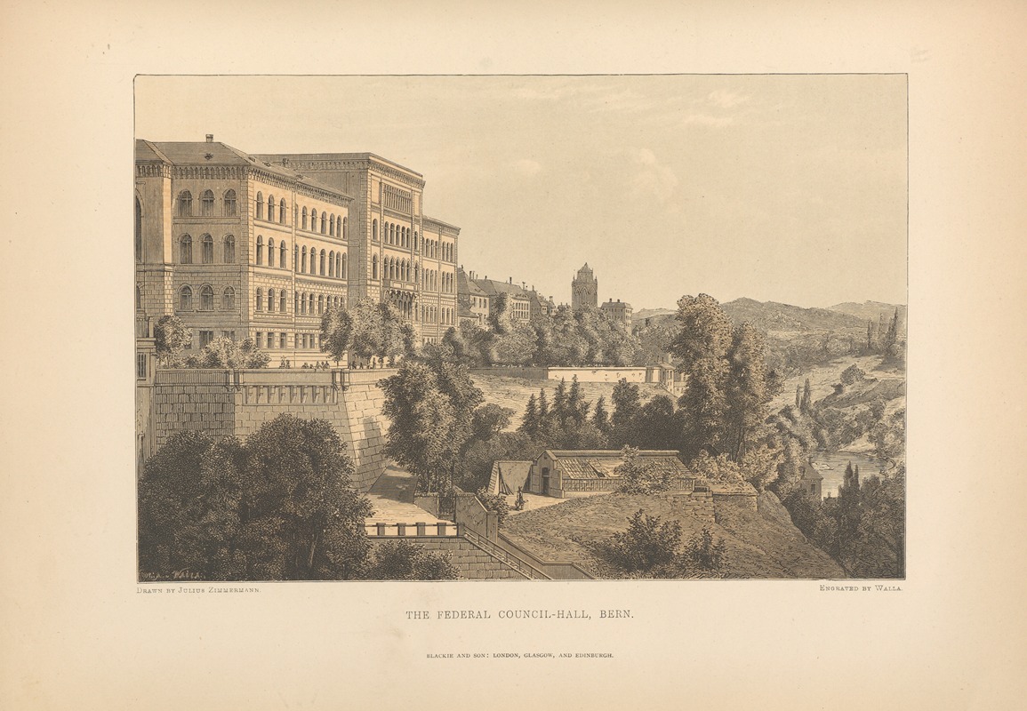 Theodor Gsell Fels - Julius‎ ‎Zimmermann – The‎ ‎Federal‎ ‎Council‎ ‎Hall,‎ ‎Bern