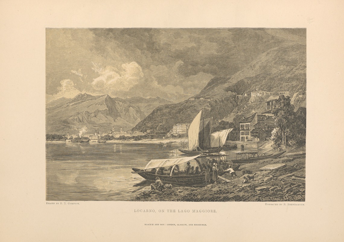 Theodor Gsell Fels - E.‎ ‎T.‎ ‎Compton – Locarno,‎ ‎on‎ ‎the‎ ‎Lago‎ ‎Maggiore