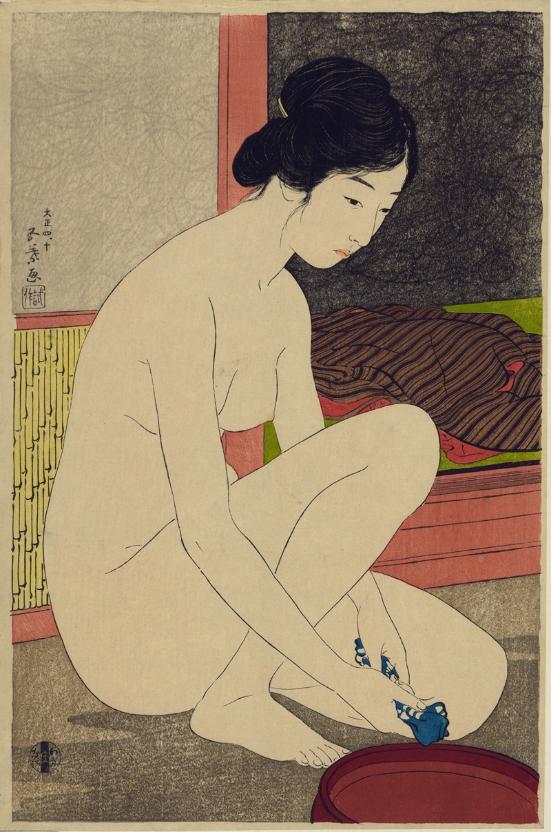 Hashiguchi Goyō - Yokugo no onna