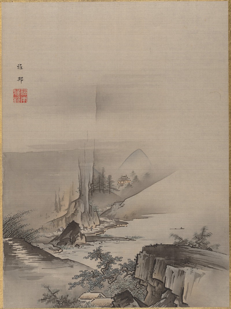 Hashimoto Gahō - Rapids and Fall of a River