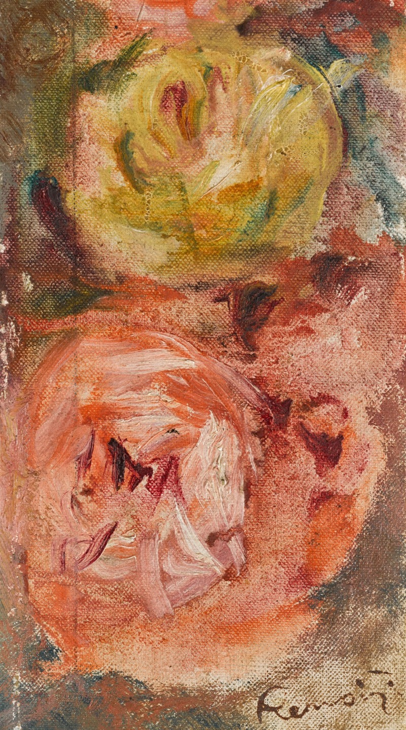Pierre-Auguste Renoir - Deux roses
