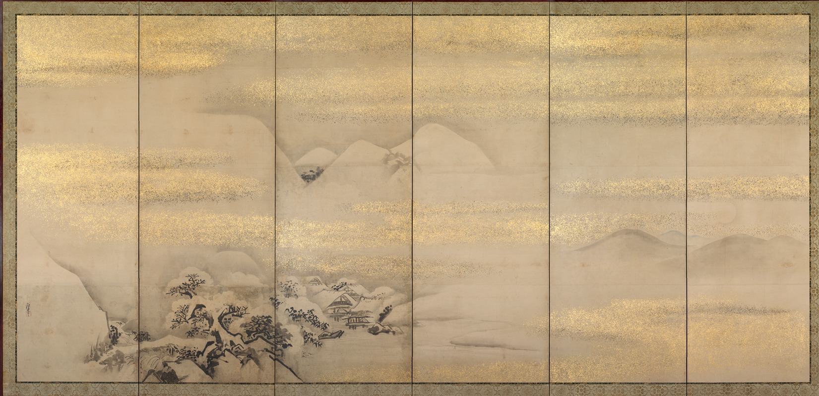 Kano Naonobu - Summer and Winter Landscapes