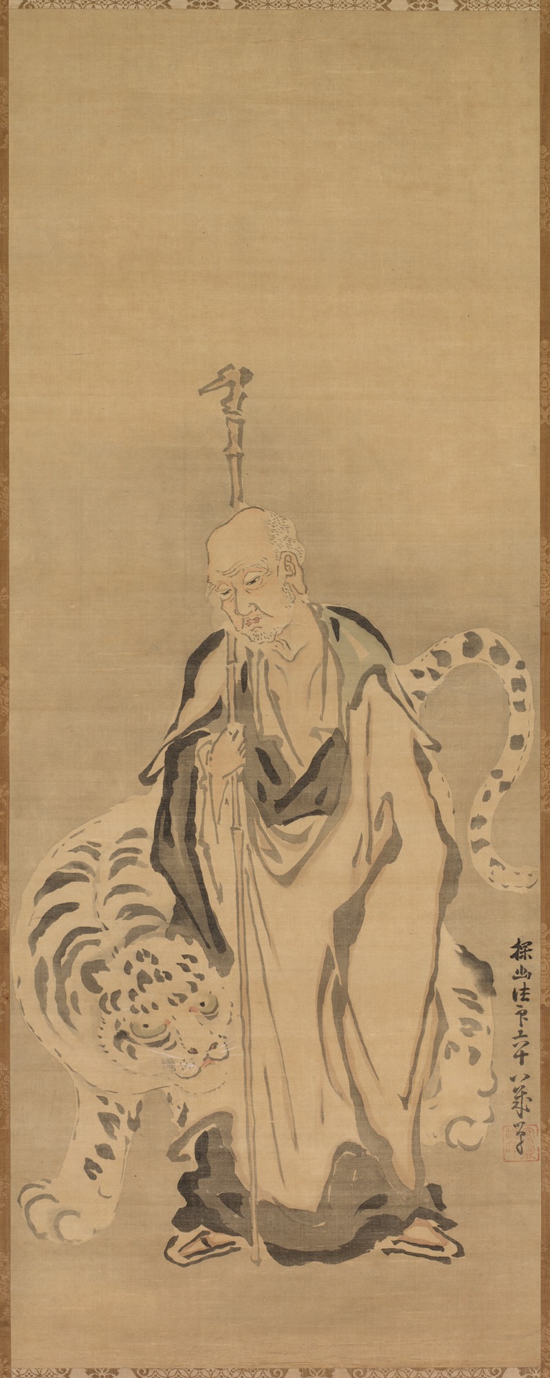 Kano Tan’yū - A Sage with Tiger