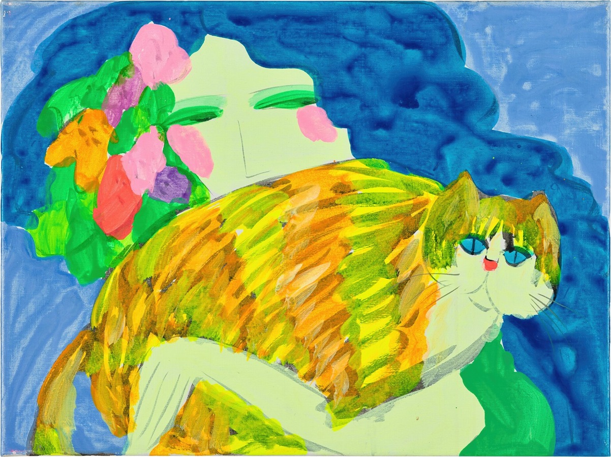 I Love My Cat By Artvee