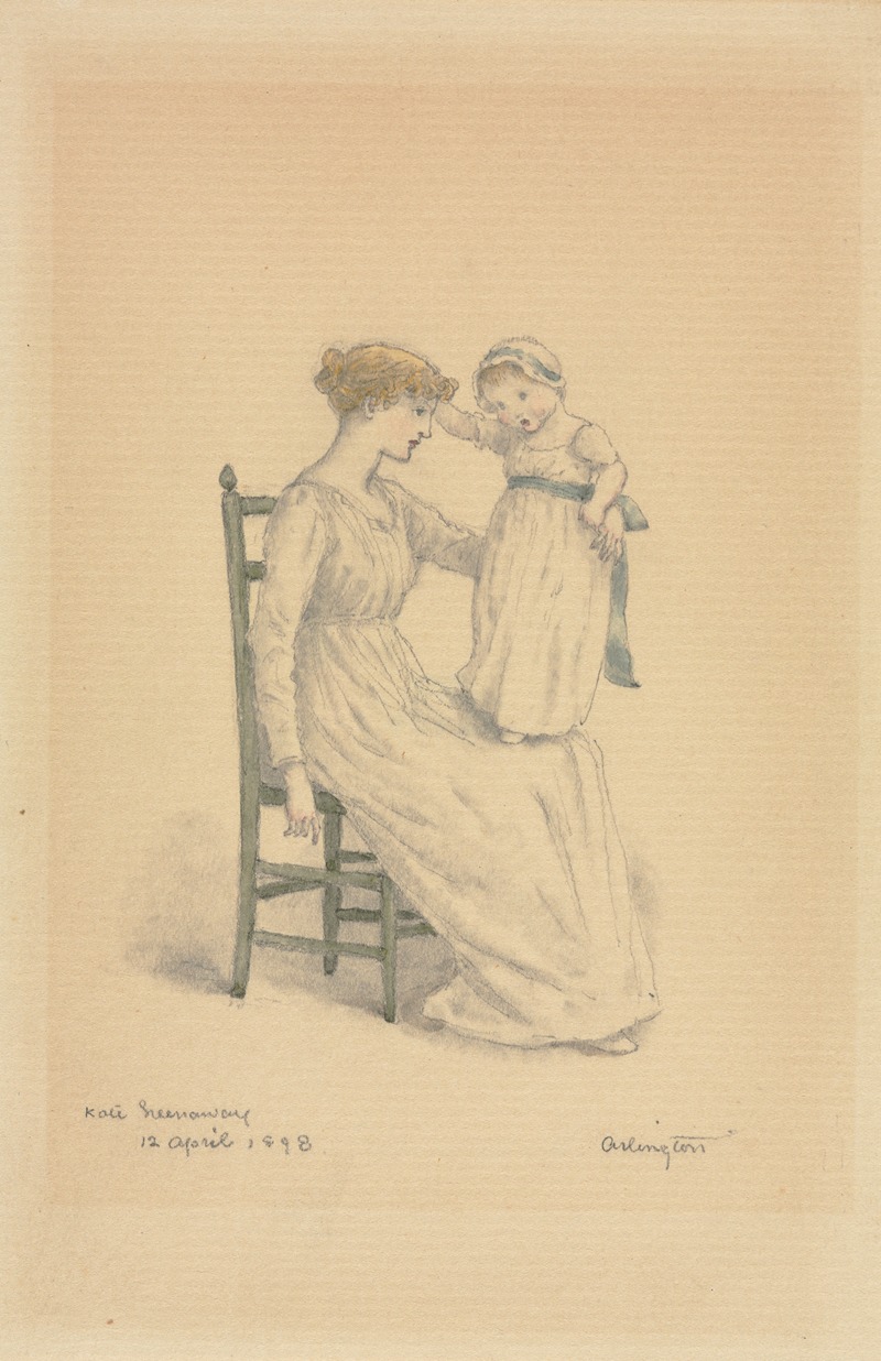 Kate Greenaway - Mother and Child