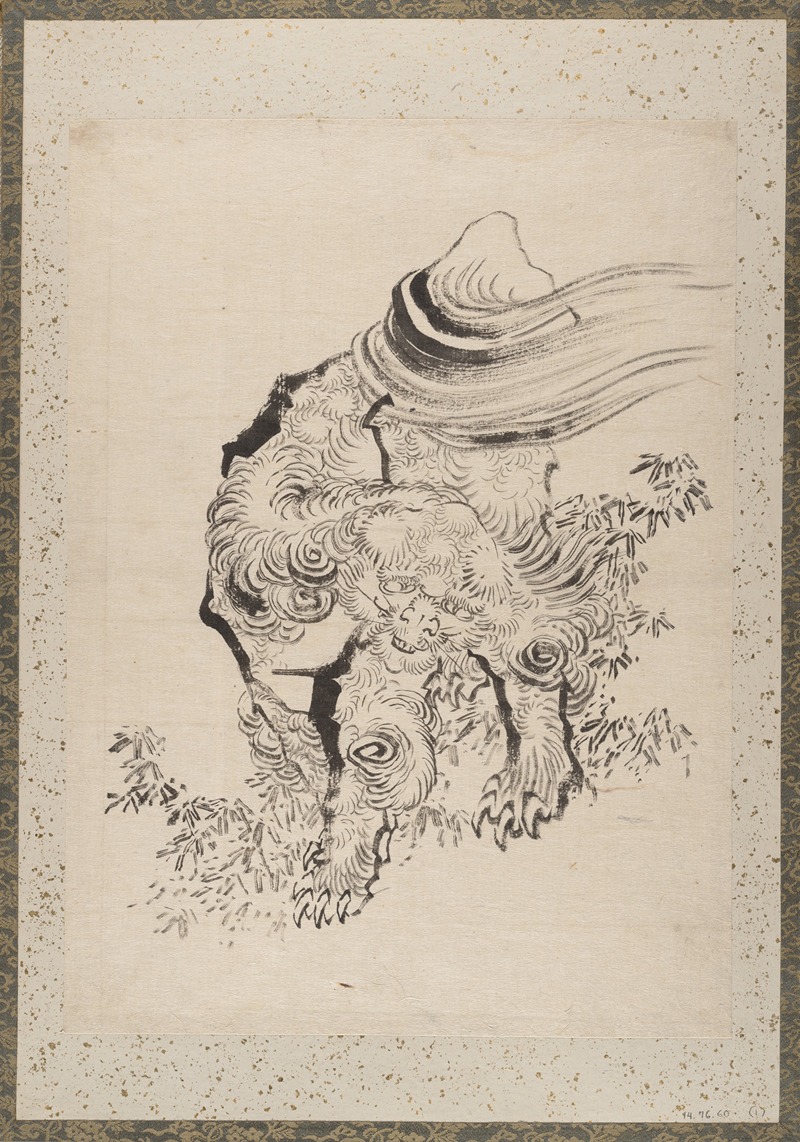 Katsushika Hokusai - Album of Sketches by Katsushika Hokusai and His Disciples Pl.01