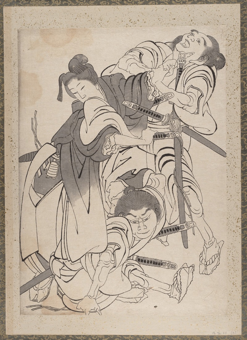 Katsushika Hokusai - Album of Sketches by Katsushika Hokusai and His Disciples Pl.04