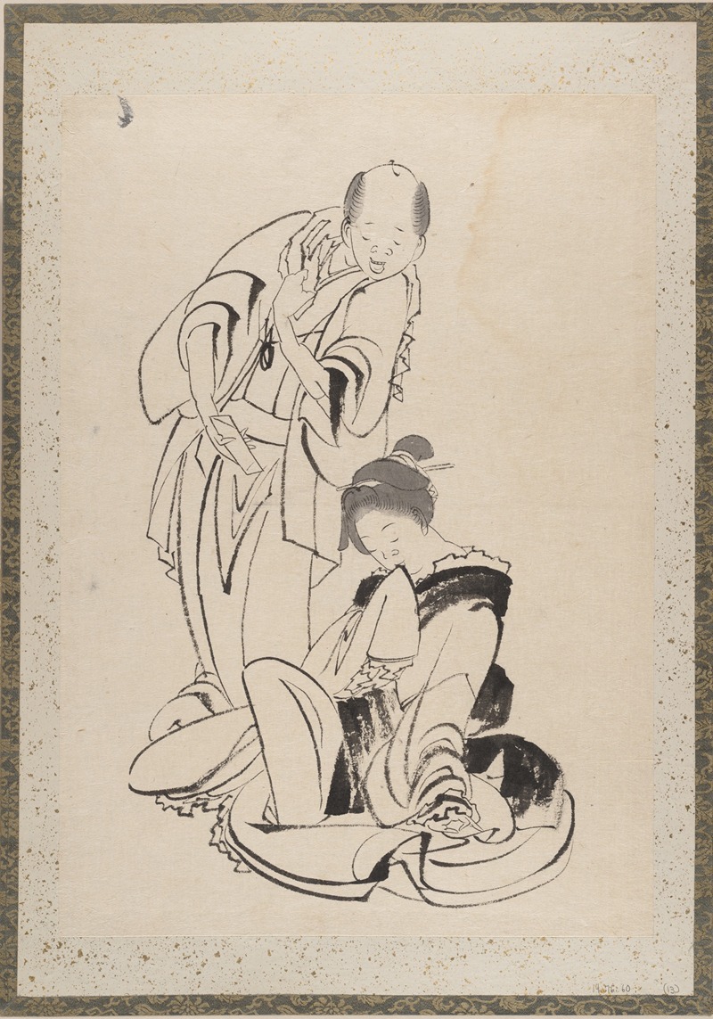 Katsushika Hokusai - Album of Sketches by Katsushika Hokusai and His Disciples Pl.13