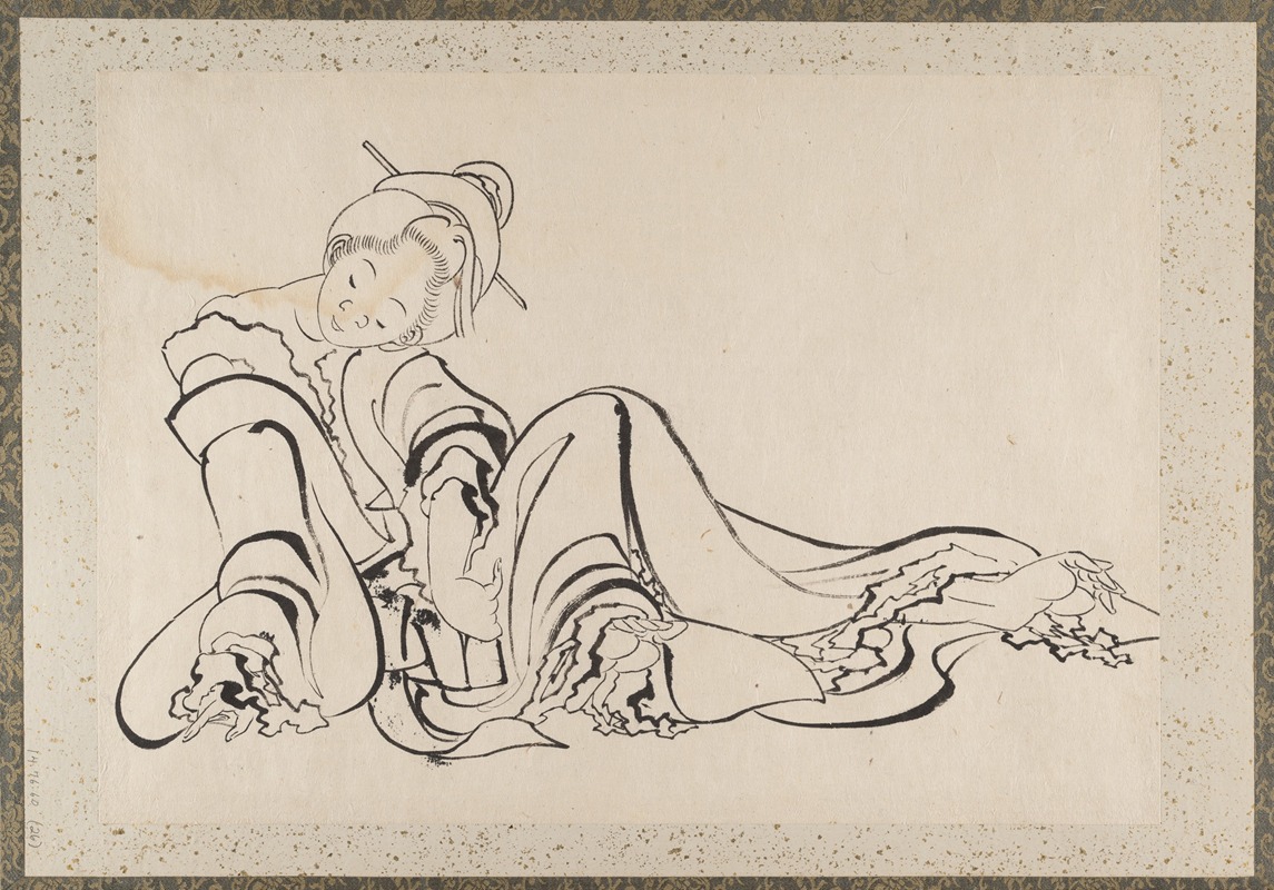 Katsushika Hokusai - Album of Sketches by Katsushika Hokusai and His Disciples Pl.26