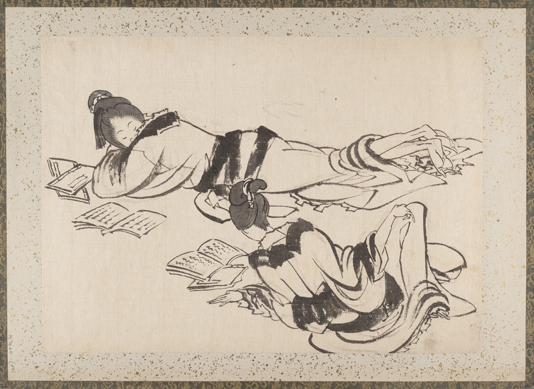 Katsushika Hokusai - Album of Sketches by Katsushika Hokusai and His Disciples Pl.27