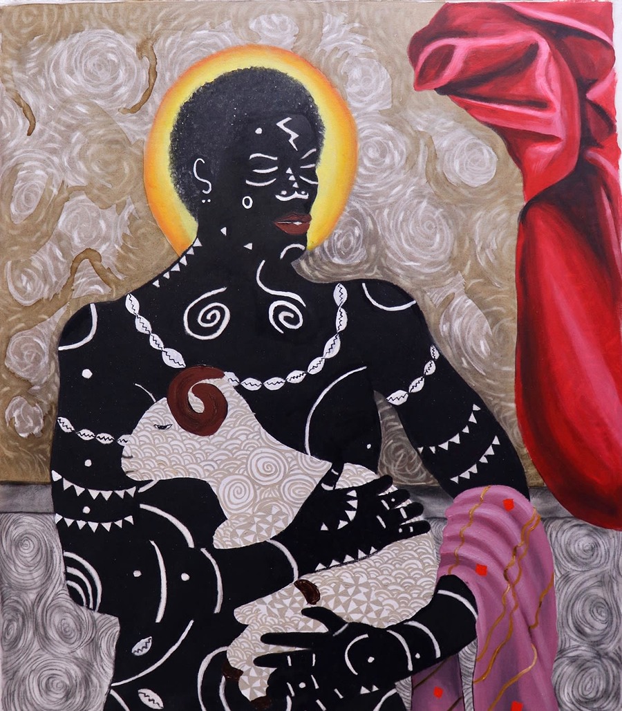 Portrait Of Amadioha by Kelechi Nwaneri - Artvee