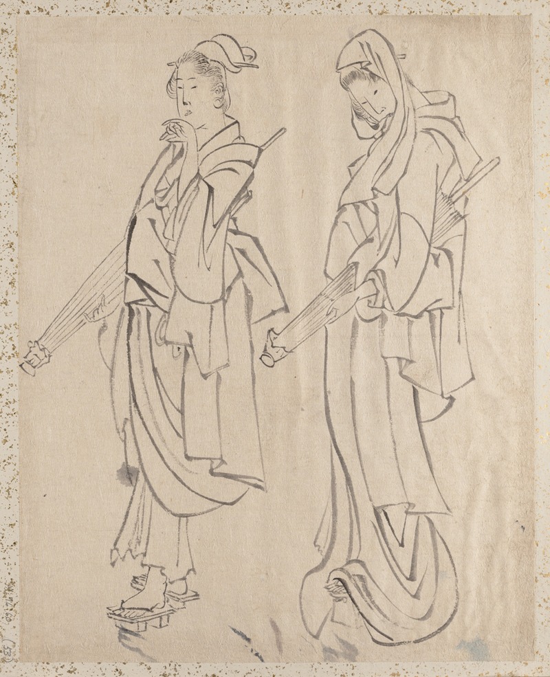 Katsushika Hokusai - Album of Sketches by Katsushika Hokusai and His Disciples Pl.53