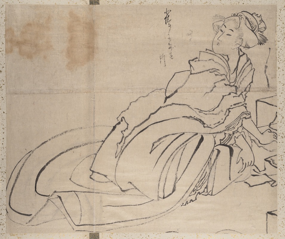 Katsushika Hokusai - Album of Sketches by Katsushika Hokusai and His Disciples Pl.56