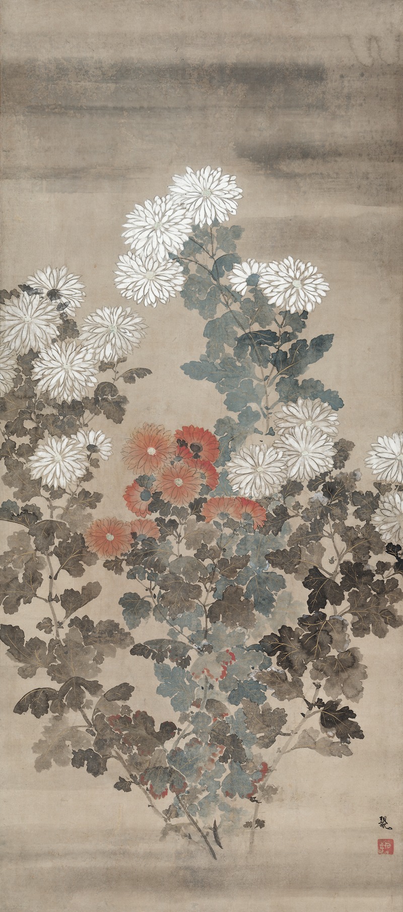 Kitagawa Sōsetsu - Chrysanthemums