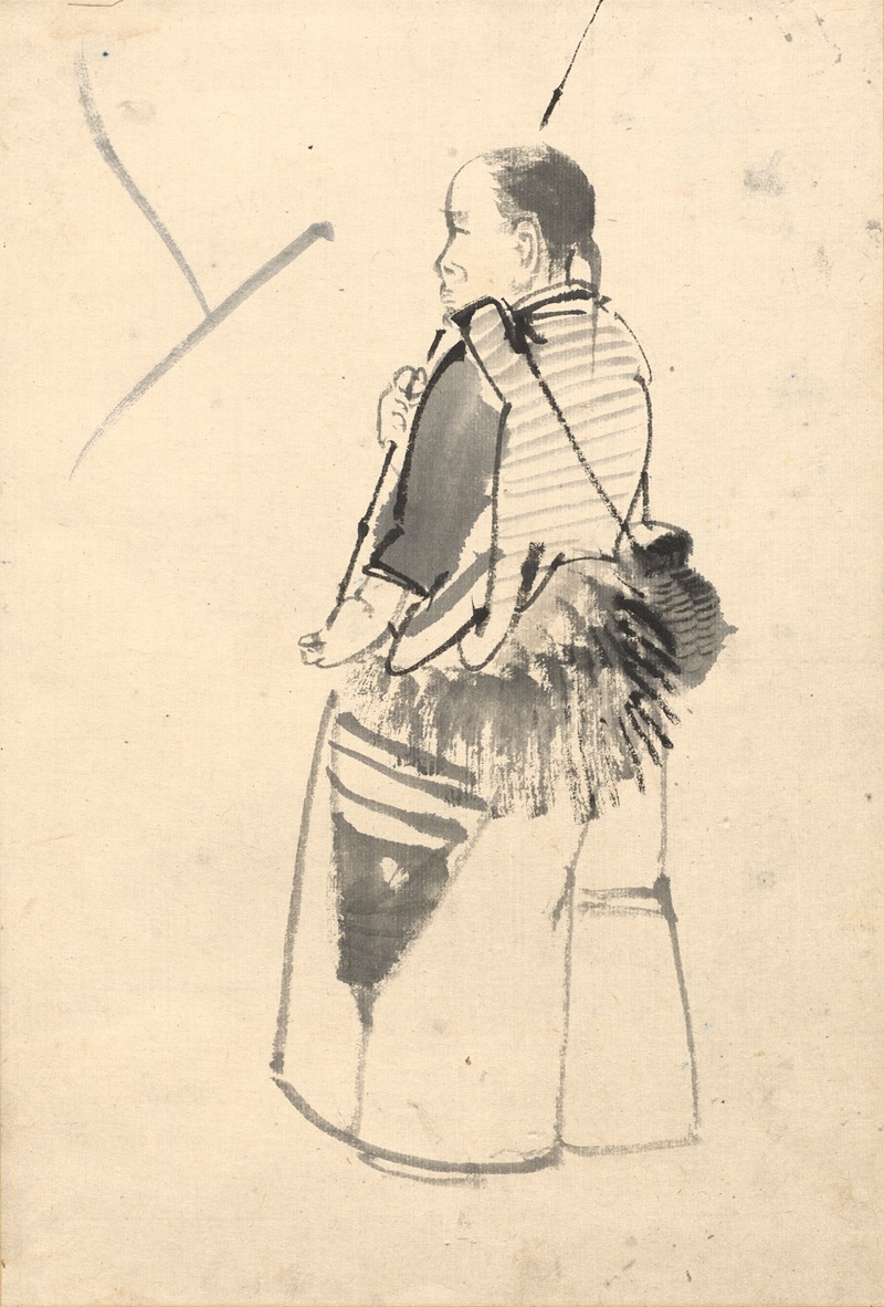 Kōno Bairei - Dancer in a Fisherman’s Costume