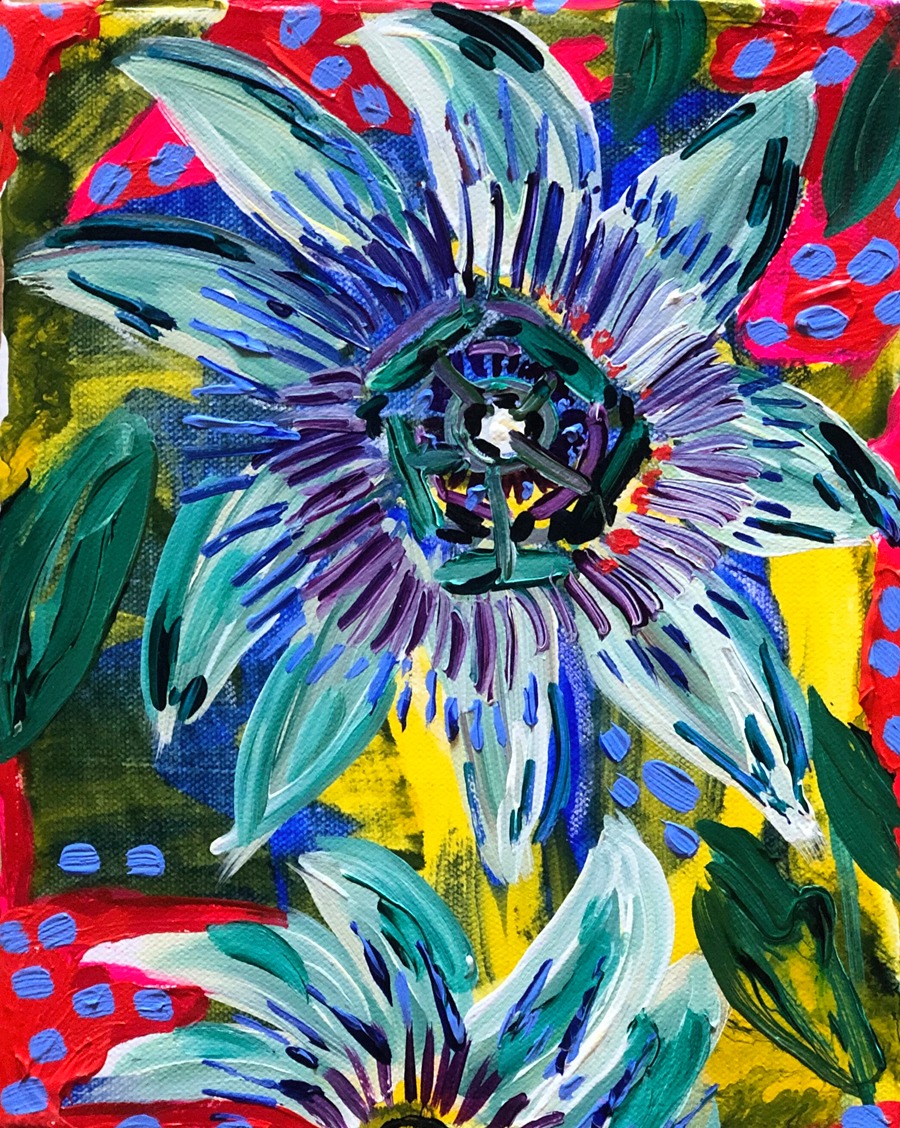 Passion Flowers from Saint Paul De Vance by Kate PincusWhitney Artvee