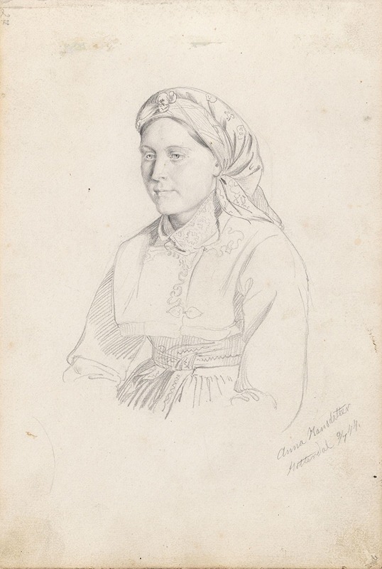 Adolph Tidemand - Anna Hansdatter, Heddal