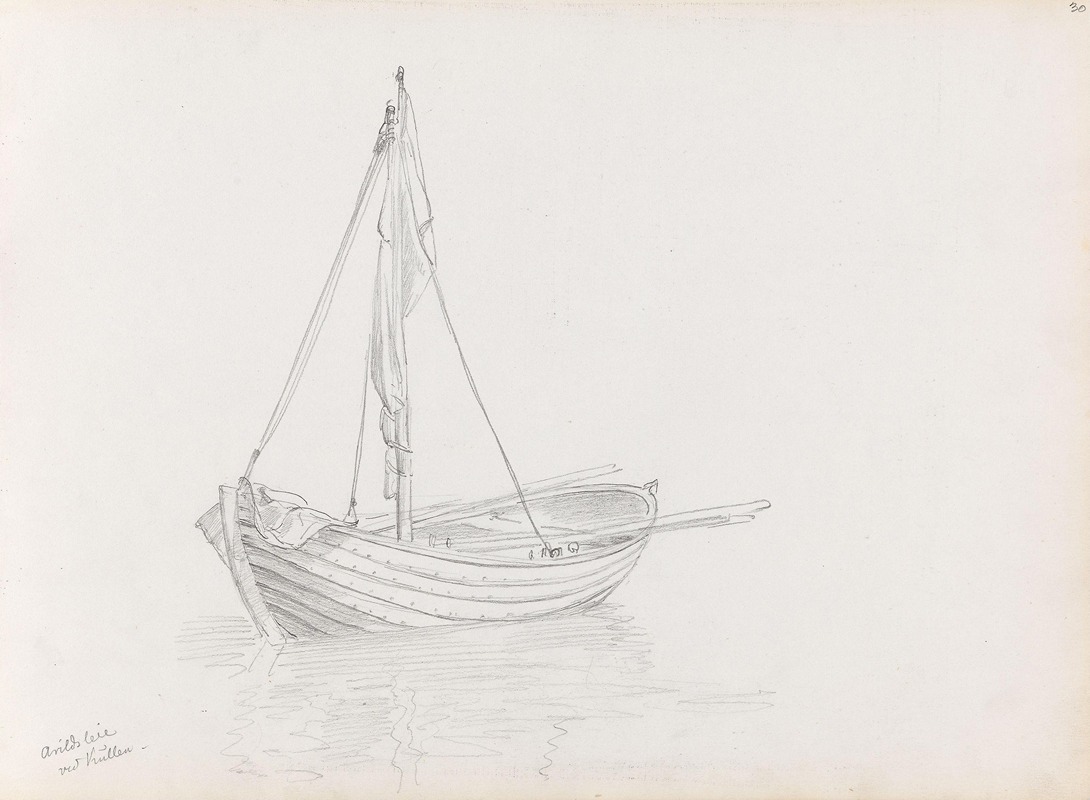 Adolph Tidemand - Båt, Arild