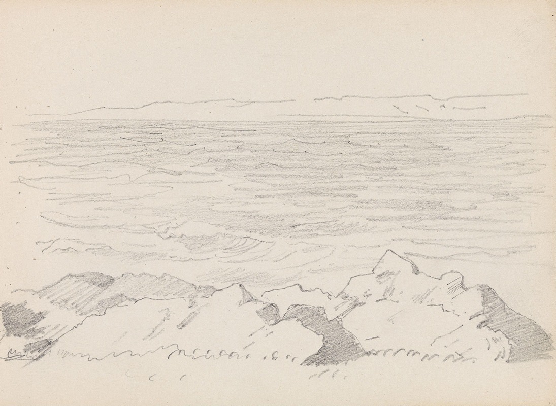 Adolph Tidemand - Coastal landscape