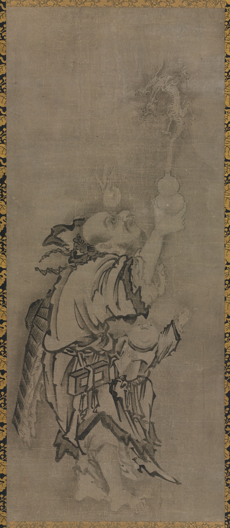 Kyūseki Tomonobu - Immortal with Gourd and Dragon