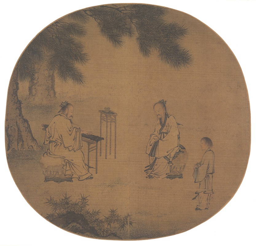 Liu Songnian - Listening to the Qin (Zither)