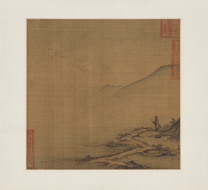 Ma Lin - Landscape with Flying Geese