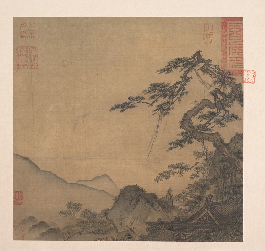 Ma Lin - Landscape with great pine