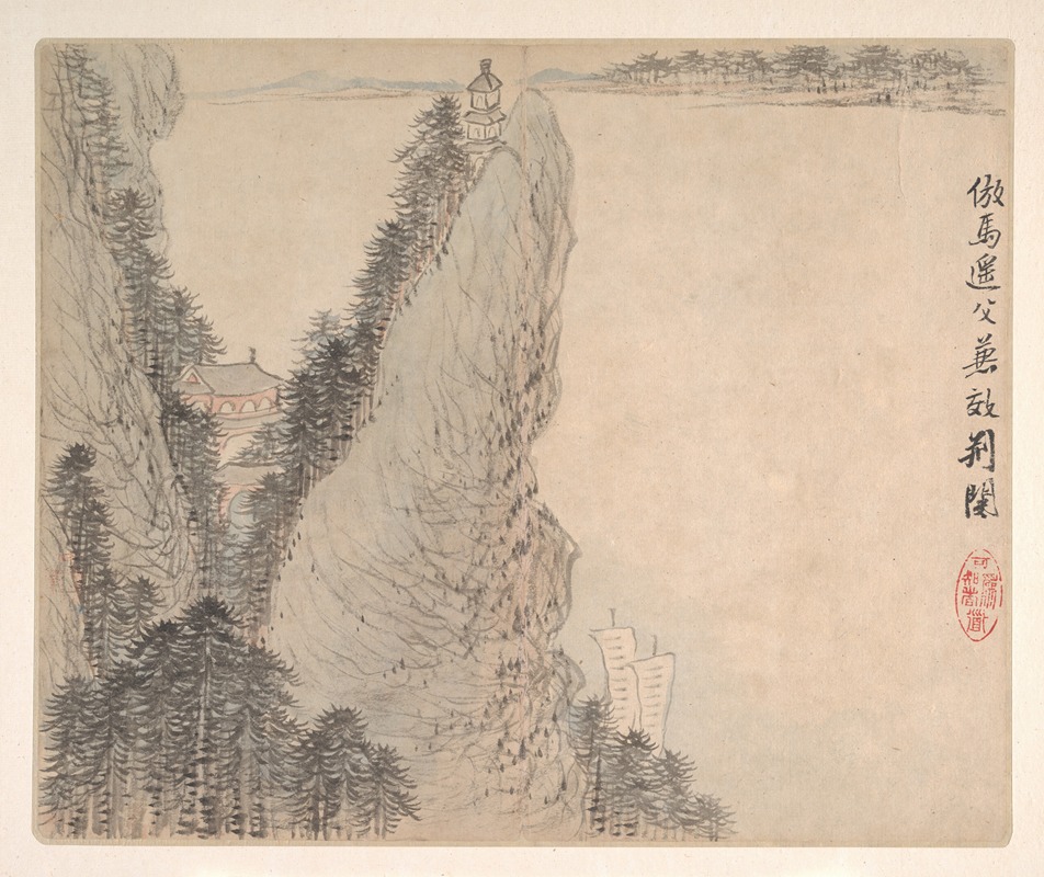 Mei Qing - Landscapes after Ancient Masters Pl.03