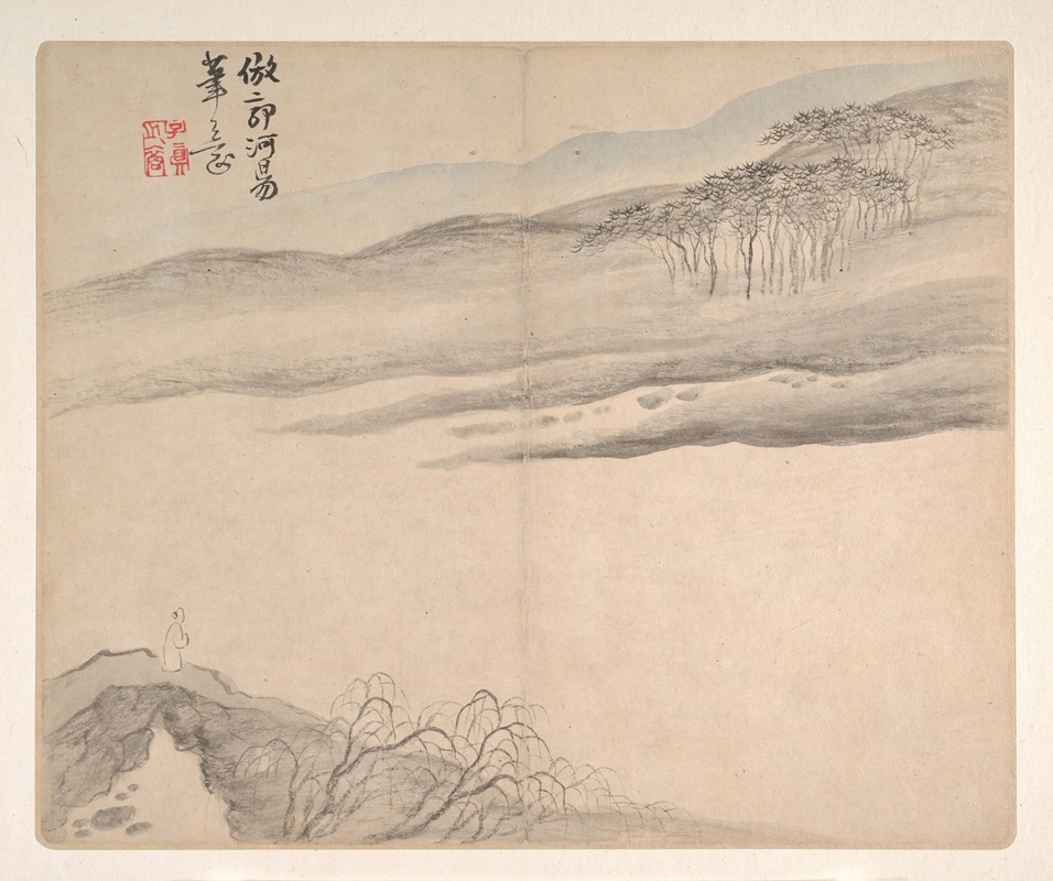 Mei Qing - Landscapes after Ancient Masters Pl.09