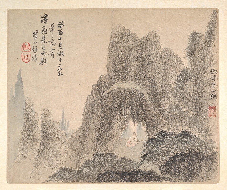 Mei Qing - Landscapes after Ancient Masters Pl.12