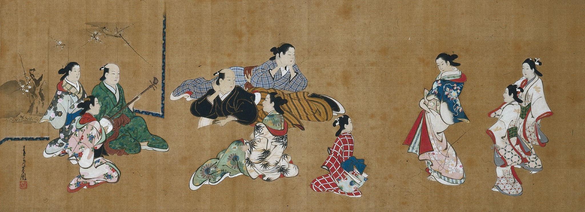 Miyagawa Chōshun - Entertainment Scene