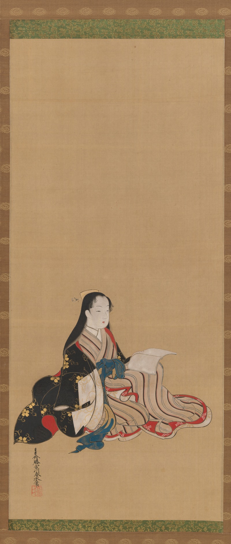 Miyagawa Shunsui - Young Woman with a Book