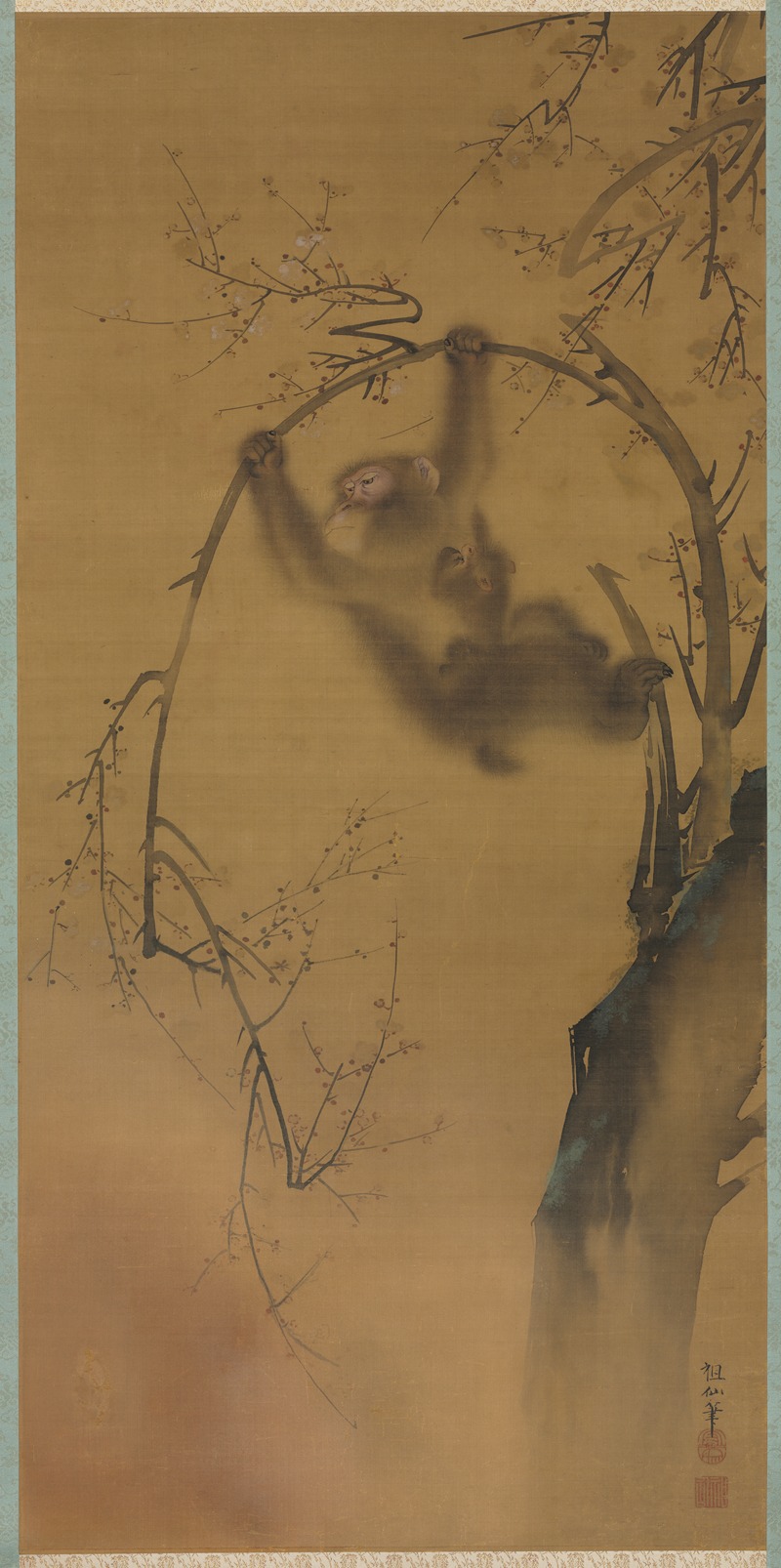 Mori Sosen - Monkeys in a Cherry Tree