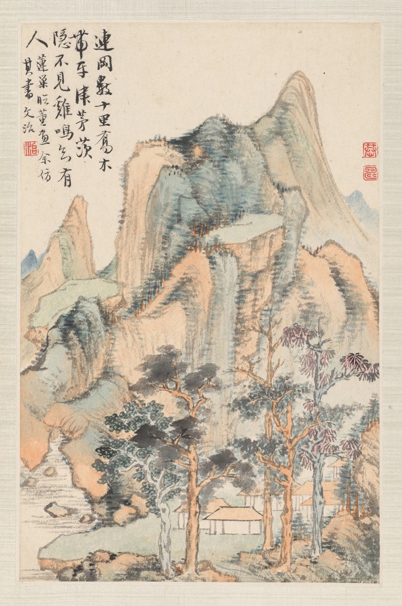 Pan Gongshou - Landscapes after old masters Pl.6