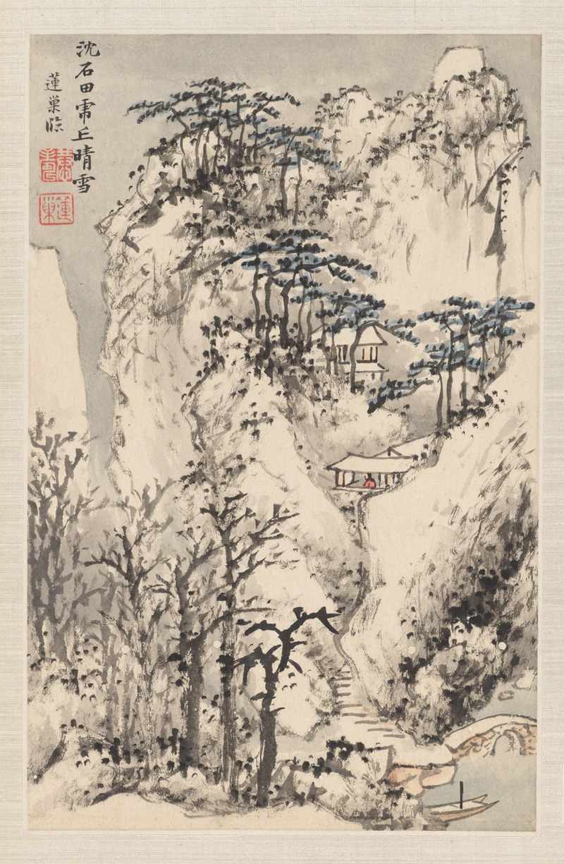 Pan Gongshou - Landscapes after old masters Pl.8