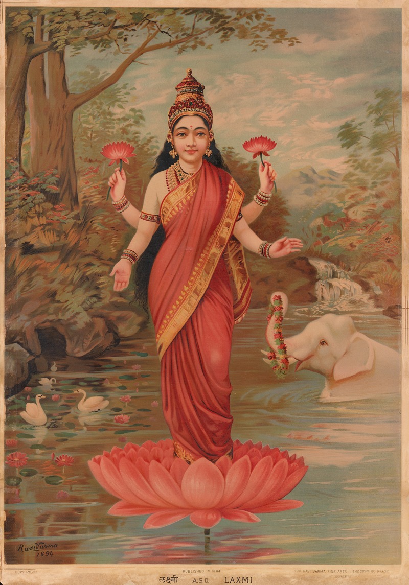 Ravi Varma - Lakshmi