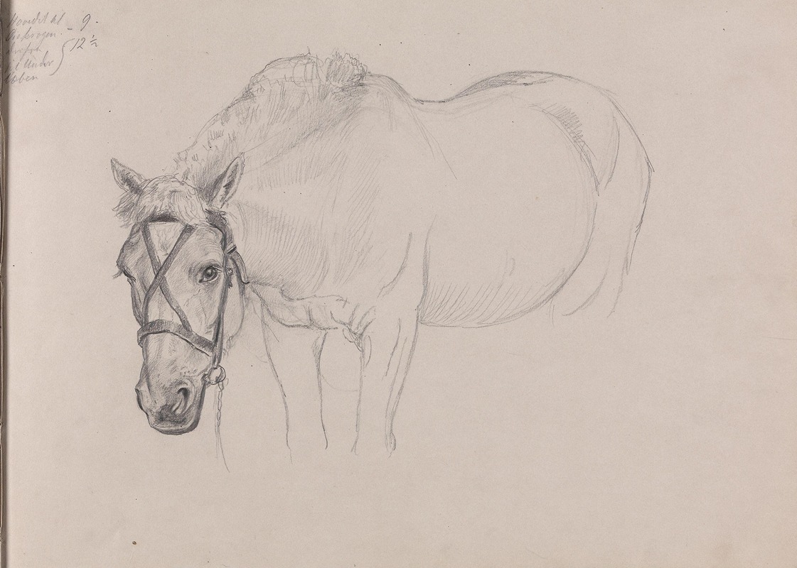 Adolph Tidemand - Horse