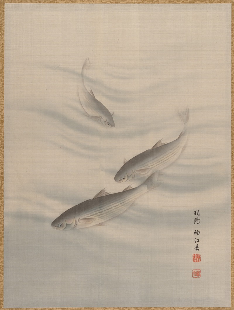 Seki Shūkō - Fishes Swimming