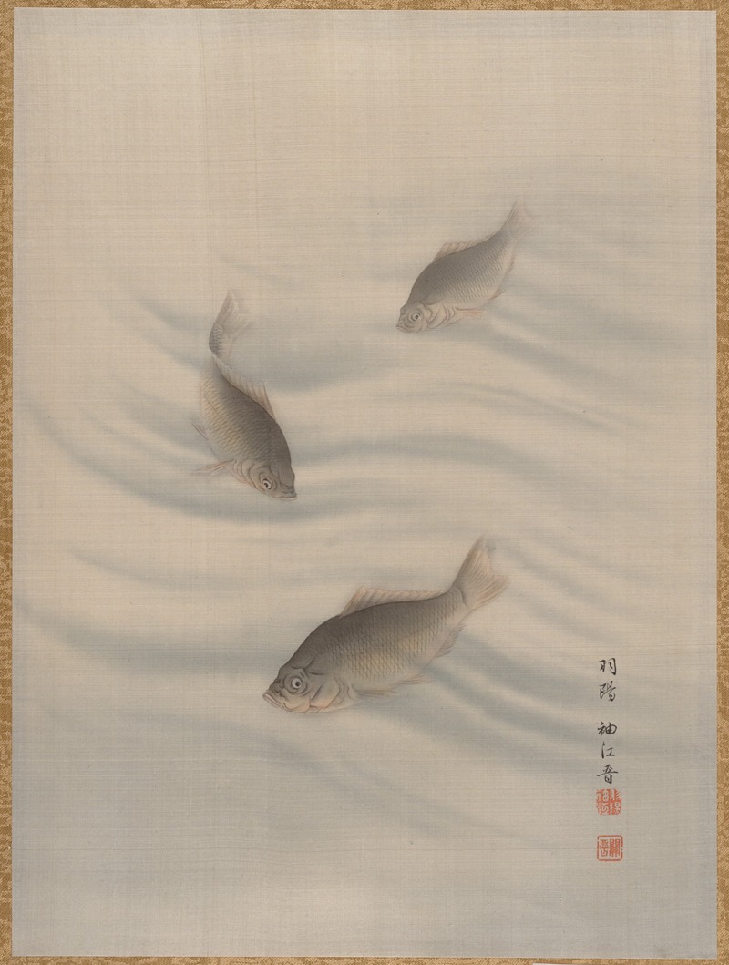 Seki Shūkō - Fishes Swimming