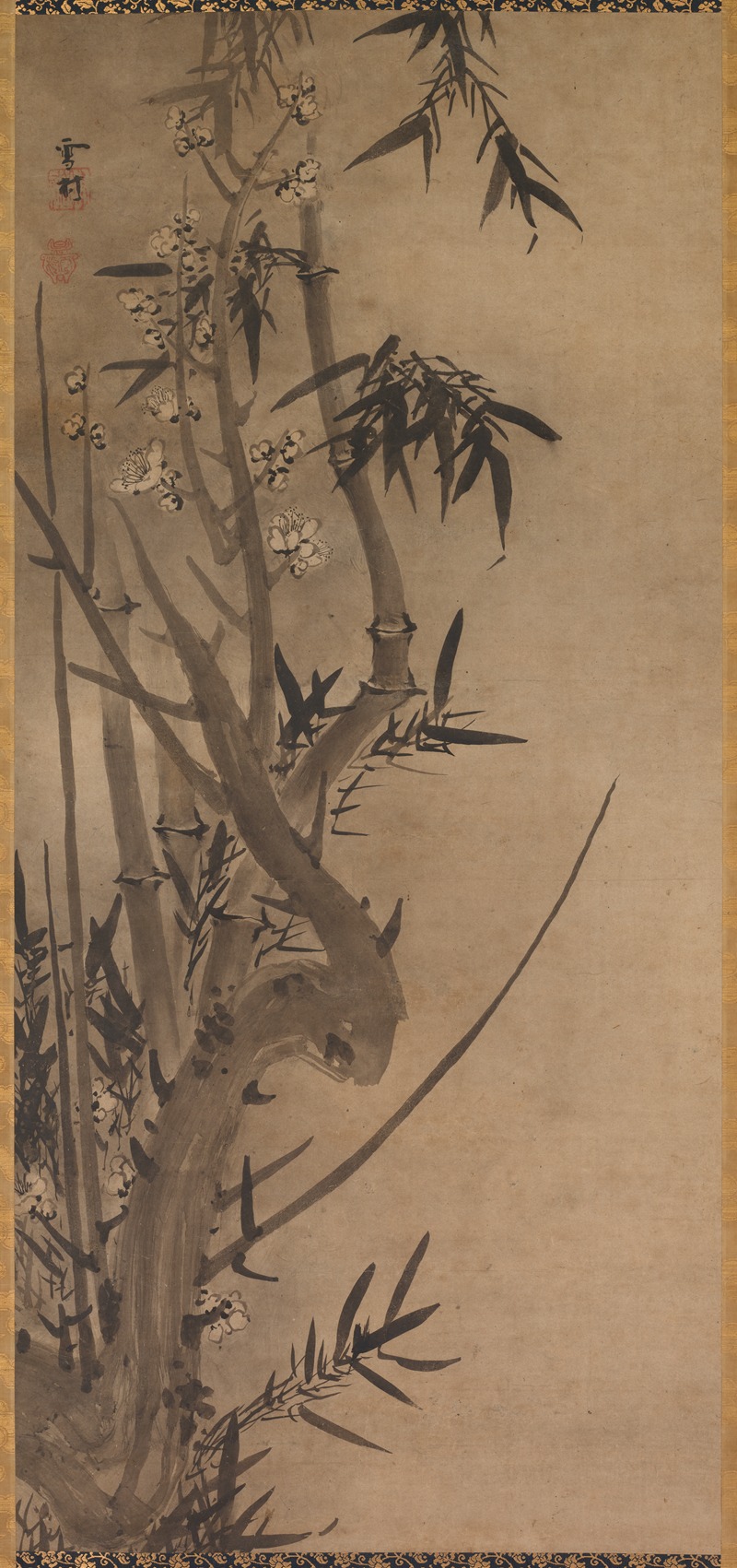 Sesson Shūkei - Bamboo and Plum