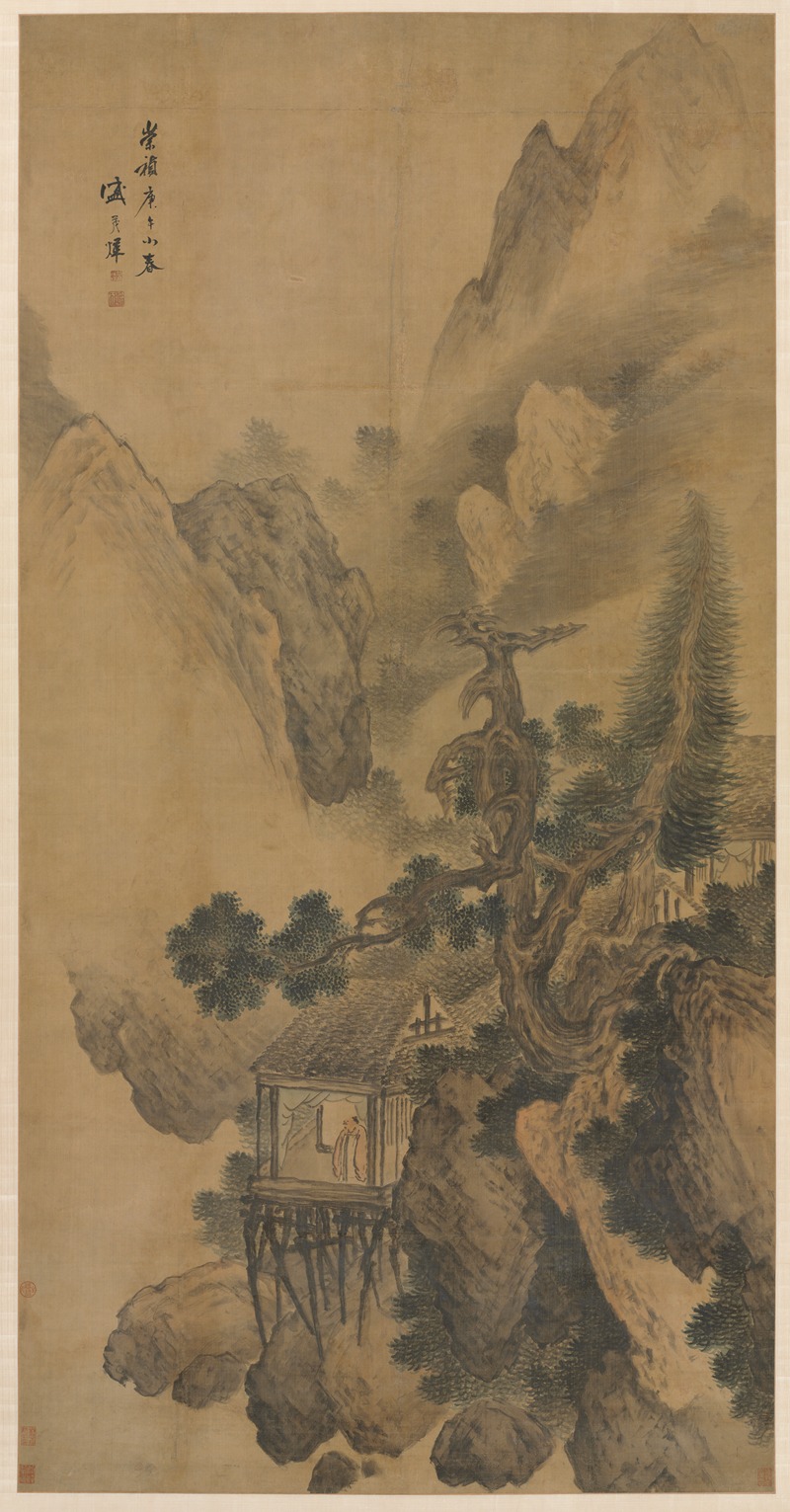 Sheng Maoye - Lonely Retreat Overlooking a Misty Valley